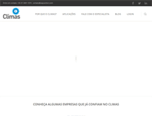Tablet Screenshot of eclimas.com